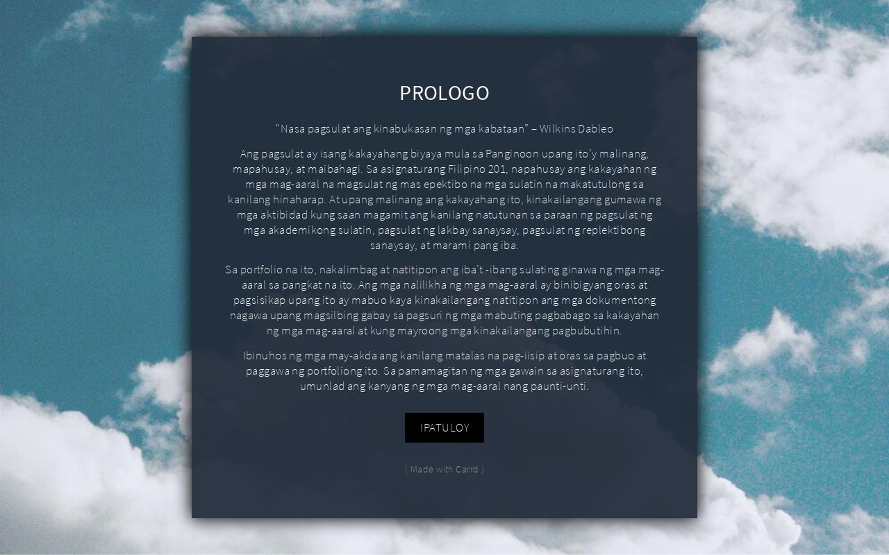 PROLOGO
